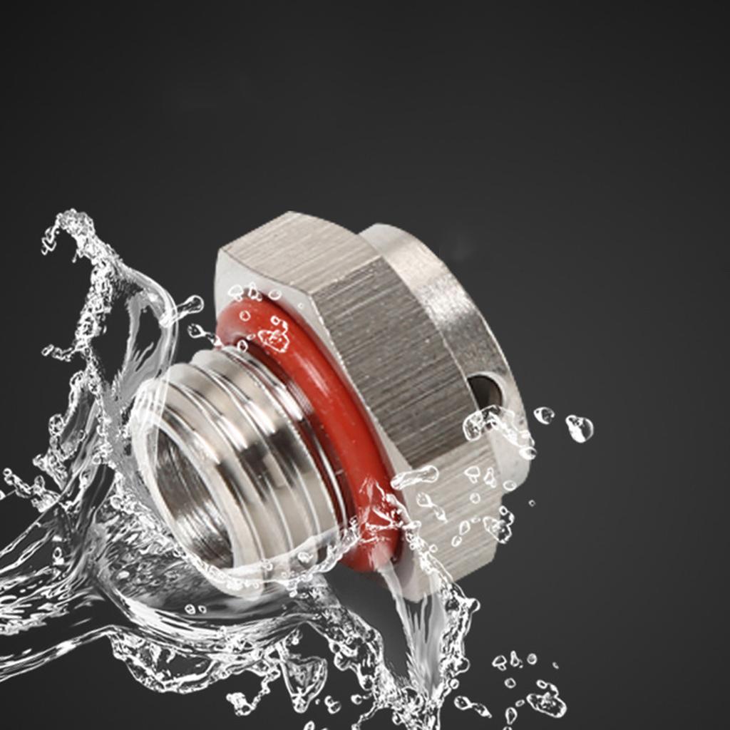 M8 M10 M12 M25 Rørgjenge Hydraulisk lufteventil i rustfritt stål Trykkavlastningslufteplugg