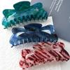 Large Hair Claw Clips for Girls and Women  Korean Fashion 13cm Long Hair Crabs Headewear Blue  Green Hair Clips
