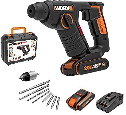 Аккумуляторный перфоратор Worx WX394.6 H3