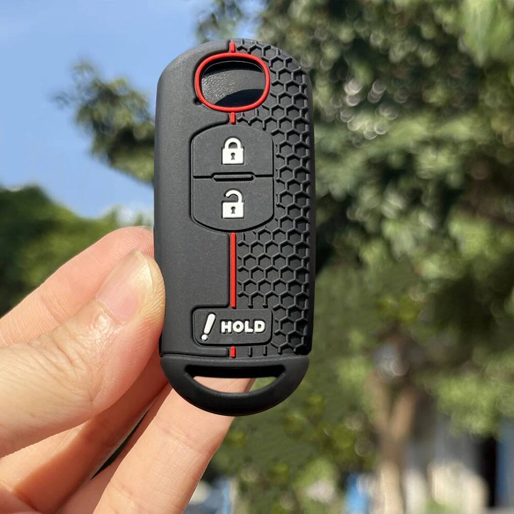 

For Mazda 2 3 6 Cx-5 Cx-3 Cx-9 Cx-7 Mx-5 Silicone Key Case With Keychain Protection Cover Car Key
