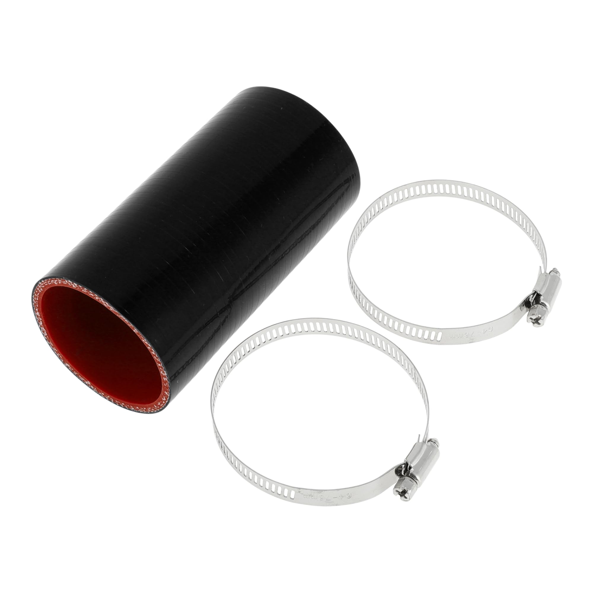 

X AUTOHAUX Silicone Hose, Silicone Tube, Intercooler, Turbo, Intake Pipe, Black, Length 5.0 inches Inner diameter 57mm/2.24 чорний