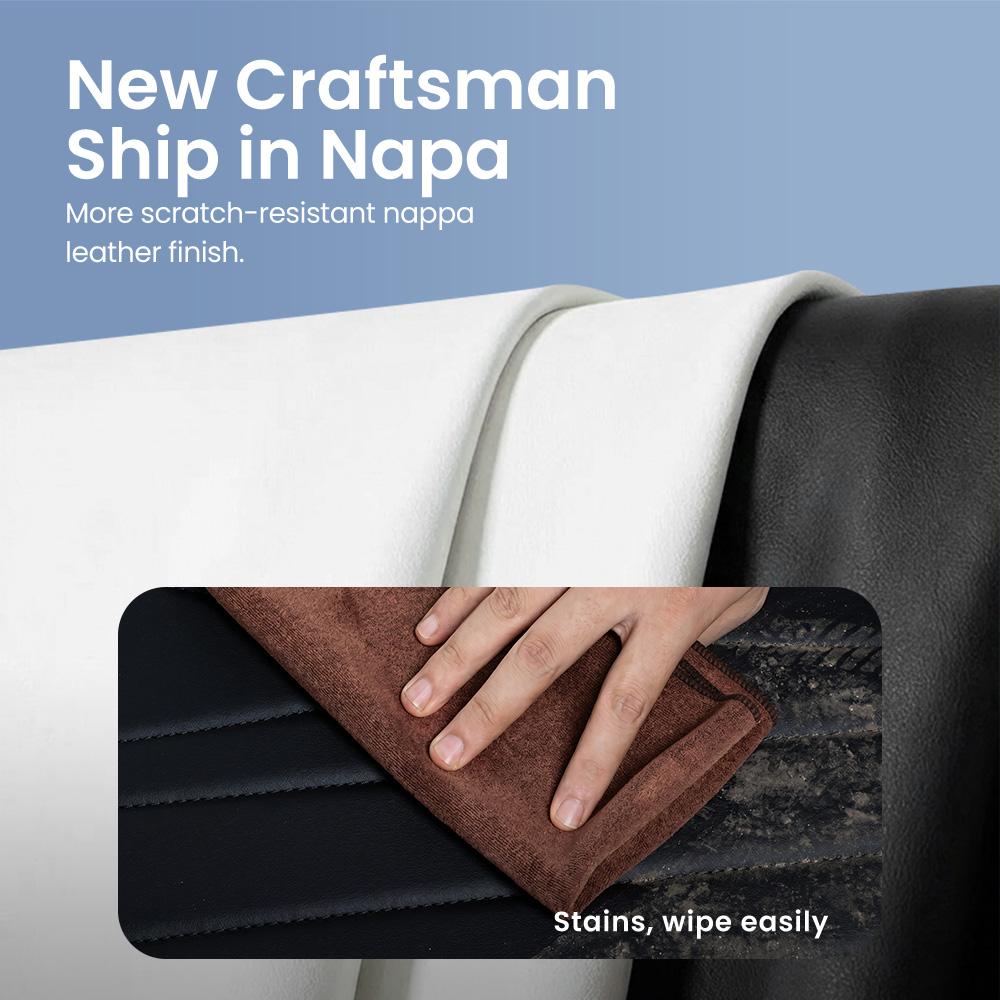 YZ For Tesla Model Y Trunk Mat Juniper 2025 2026 Full Coverage Leather Trunk Mat Cargo Liner Car Rear Boot Protection Accessorie