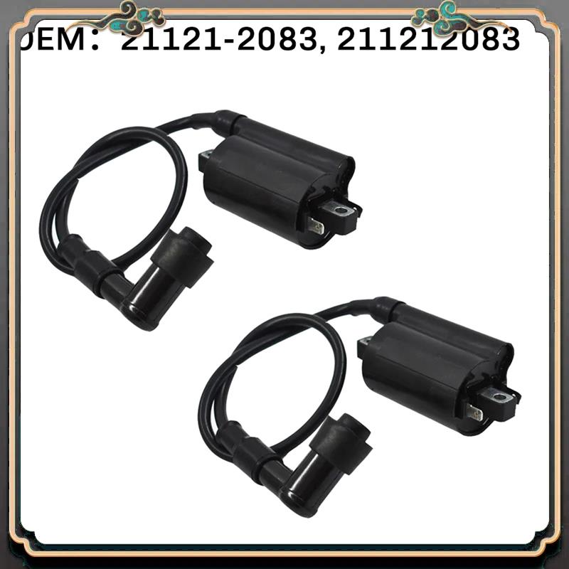 M45K-2Pcs Lawn Mower Ignition Coil 21121-2083 211212083 For John Deere 2653 GAS/ 260 /265 /285/320 /425 /445
