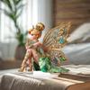 With Base Acrylic Fairy Statue Ornament Waterproof Desktop Ornament  Desktop Decoration