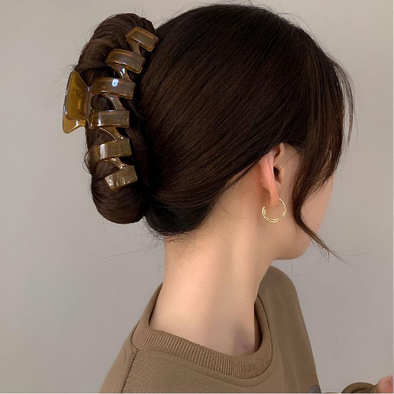 Large Hair Clip Barrette Banana for Hair Buckle for Hairpins for A Woman Japanese Accessories Hair Claw Clamps Ladies JZ081