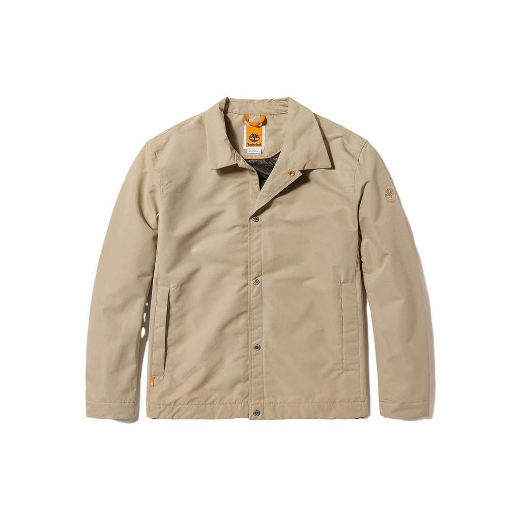 Timberland Casual Solid Color Waterproof Jacket Men Jackets Light-Earth A26ZZ-269