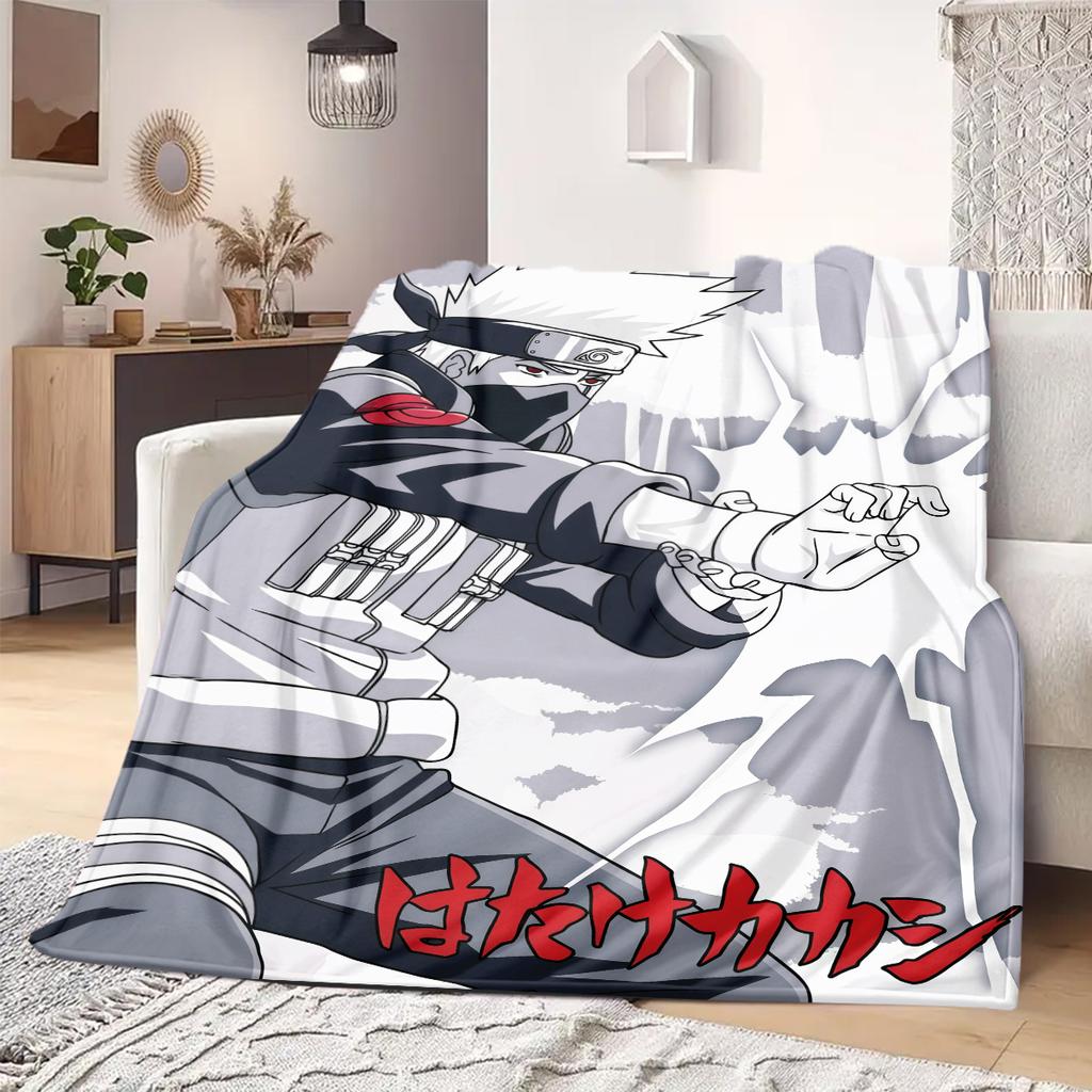 Naruto Anime Print Blanket Warm  Comfortable Flannel Blanket Suitable for Bedrooms, Sofas, Beds, Chairs, Picnics, Travel