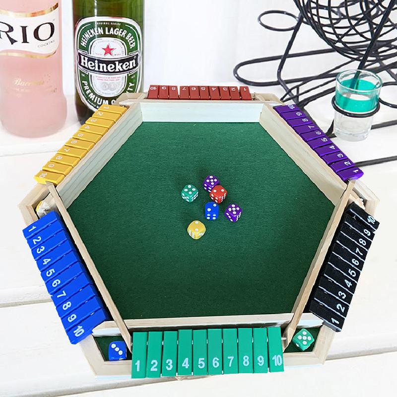 Wooden Educational Dice Game For Kids With Interactive Play And Parentchild Bonding
