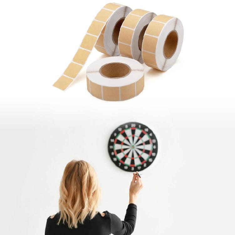 4000Pcs hunting Labels Sticker 0.86x0.86Inch Adhesive Sticker Weather Resistant For Indoor and Outdoor Training