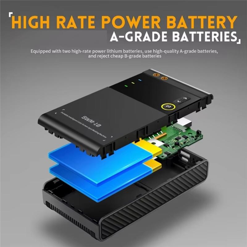 AD23-SWM-10 Handheld Welder DIY Mini Welding Machine 18650 Battery Pack Welding Tool 5000Mah Weldable 0.25Mm Spot Welder