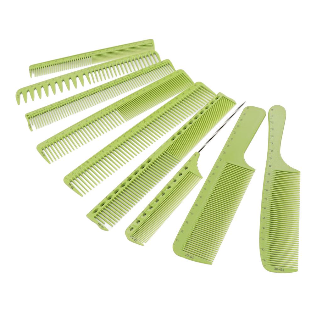 9 Pcs Hair Comb Set Professional High Temperature Resistant Stylists Comb Set for Men Teasing Styling