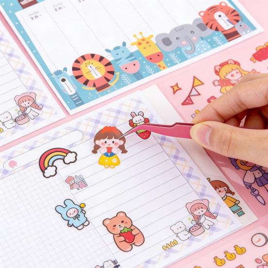 Carnet Mignon Spirale Couverture Dessin Animé Portable Cahier à Spirale Cahier d'École Pratique Cadeaux Créatifs pour Étudiants
