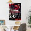 Manchester Custom Your Name Wall Decor Tapestry Art For Pet Memorial Birthdaywedding Party Backdrop Family Gift