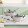 Bobao Maifan Stone Non-Stick Wok & Soup Pot Set