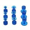 9pcs/set 3 Sizes Car Dent Repair Tools Paintless Dent Puller Kit Auto Body Paint Suction Cup Adhesive Blue Glue Tabs