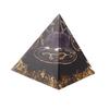5cm Orgonitová pyramida pro pozitivní energii Léčivá křišťálová pyramida Meditace Orgonitové pyramidy