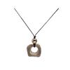 Faux Camel Bone Pendant Necklace - Women's Autumn/Winter Long Sweater Chain, Niche Design, Versatile Accessory