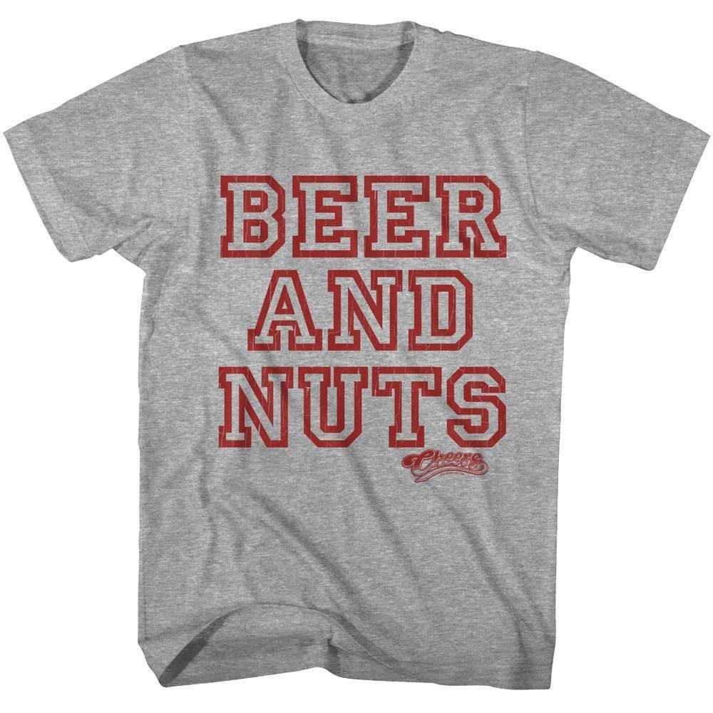 Cheers Beer and Nuts Men T Shirt XXXL