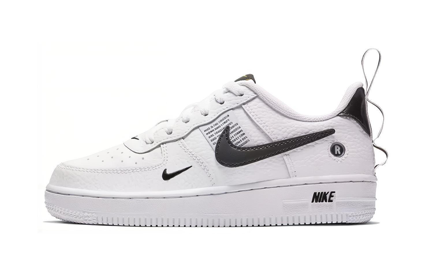 

Nike Air Force 1 Low Utility White Black PS AV4272-100 33.5
