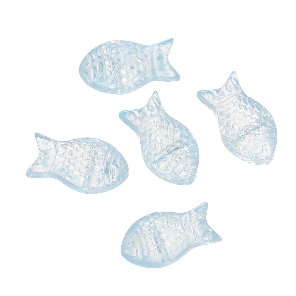 10pcs/lot Gradual Small Goldfish Glass Beads Crystal Czech Spacer Beads For DIY Jewelry Making Necklace Handmade Accessories