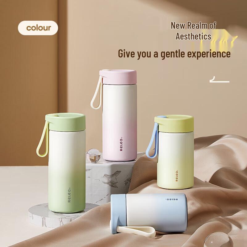 Wushw Living 360ml Insulated Stainless Steel Thermos Cup