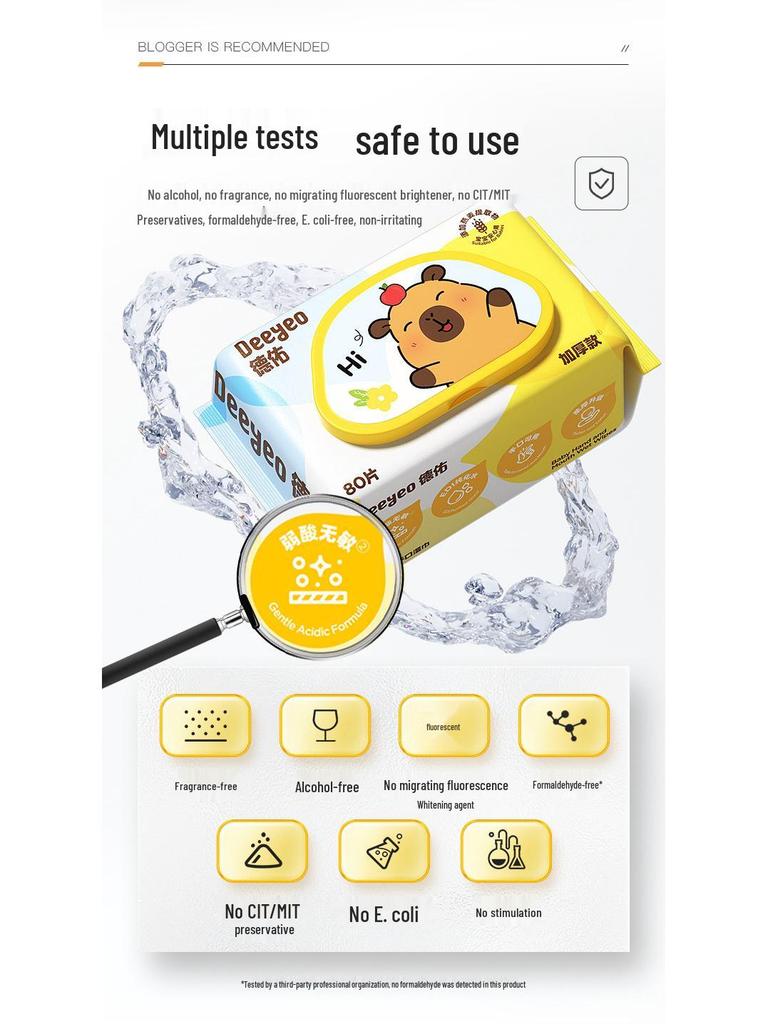 Deyou Baby Hand & Mouth Wipes: 400-Count Household Pack for Newborns