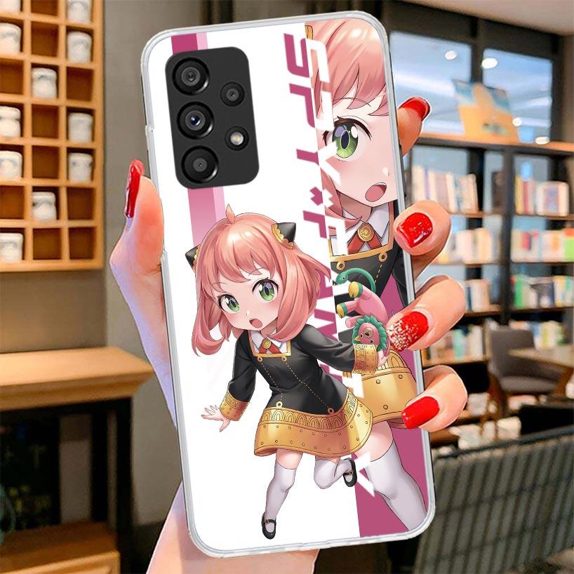Anime Spy Family Anya Phone Case For Samsung Galaxy A17 A37 A57 A16 A26 A36 A56 A15 A25 A35 A55 A14 A24 A34 A54 A13 A23 A33 A53