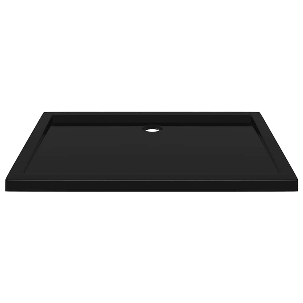 Vidaxl Shower Tray, Rectangular, Abs, Black, 80X110 Cm