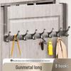 Aluminum Over-the-Door 8-Hook Coat Rack