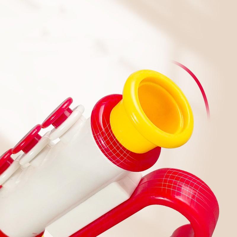 1 Adet Mini Bebek Trompet Oyuncakları Çocuklar Erken Montessori Eğitici Oyuncak Renkli Müzik Aletleri Çocuklar için Oyunlar Hediyeler Kornalı Oyuncak