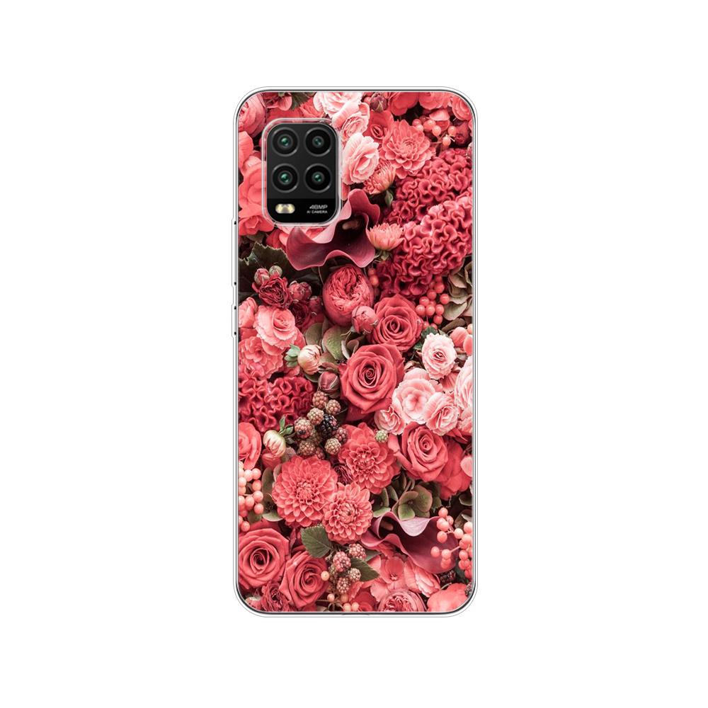 For Xiaomi Mi 10 Lite Case 6.57" Soft Silicon Tpu Cover For Xiaomi Mi 10Lite 5G Mi10Lite Phone Back Shell Bumper Funda