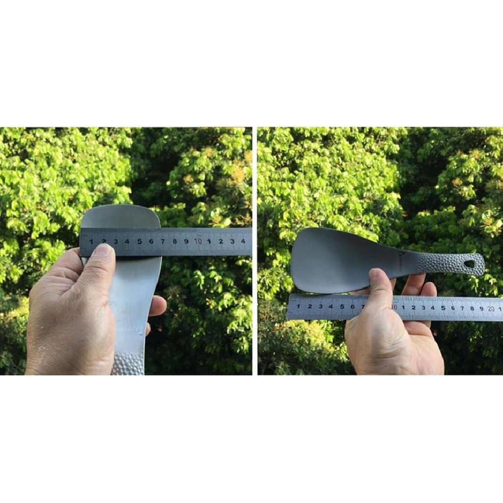 LoveinDIY Titanium Spatula Camping Shovel Rice Spoon Kitchen Utensils Cooking Tools