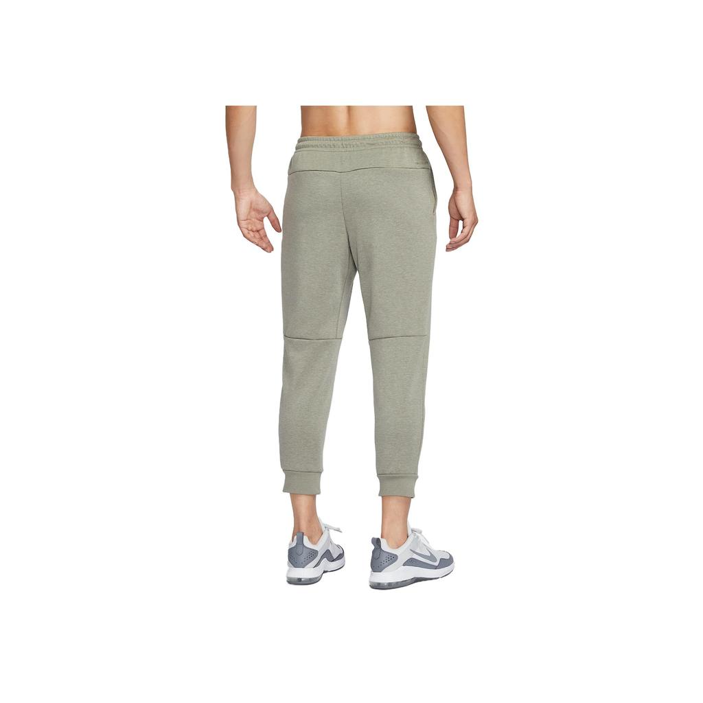 Nike Primary Dri-Fit Fleece Solid Color Simple Drawstring Nine-Point Tapered Sports Pants Men Bottoms Light-Army-Green FZ0976-320