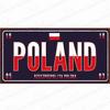 Country Metal Sign Tin Plate, France, Russia, Car, Garage, Club Decoration, Spain, Poland, London, Portugal, Korea Plate, N397