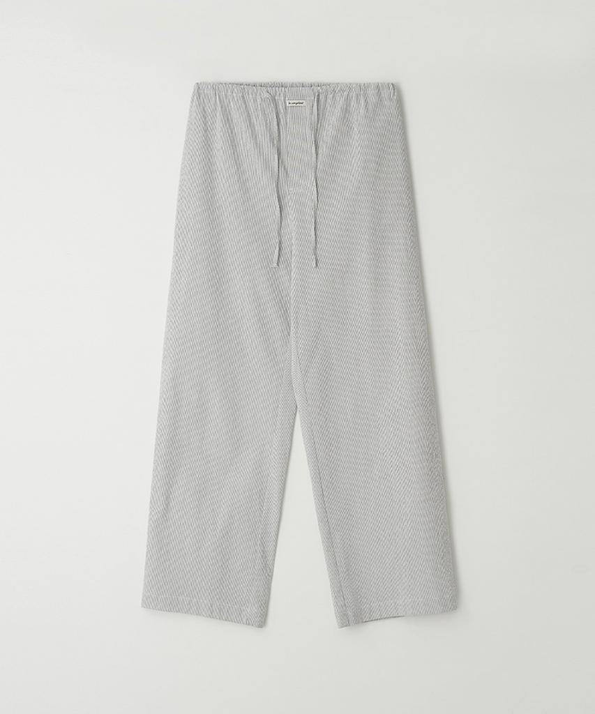 BUT'TON Seersucker Band Pants (Ivory)