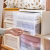 Pai Shi Long X-Large Thickened Transparent Drawer Storage Box, 3-Pack