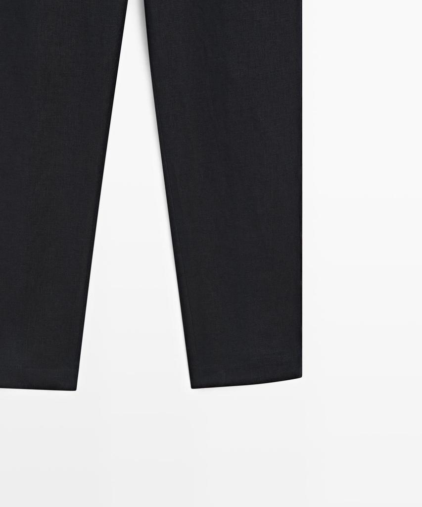 Masimodutti Linen Suit Pants