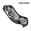Left Tail Light Socket Car Exterior Left Rear Light Base Socket Black Plastic For Nissan Versa Sedan 2013- 26556-3AW0A