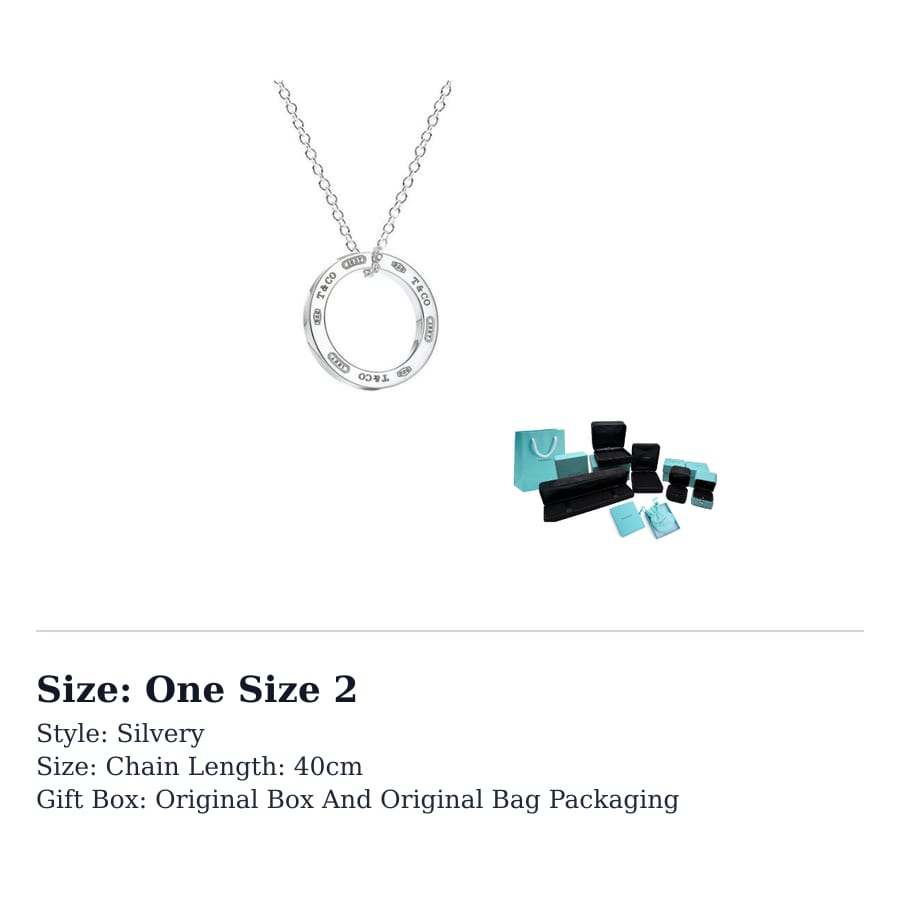 TIFFANY & CO. 925 Sterling Silver Necklaces Women's Silver 25049179