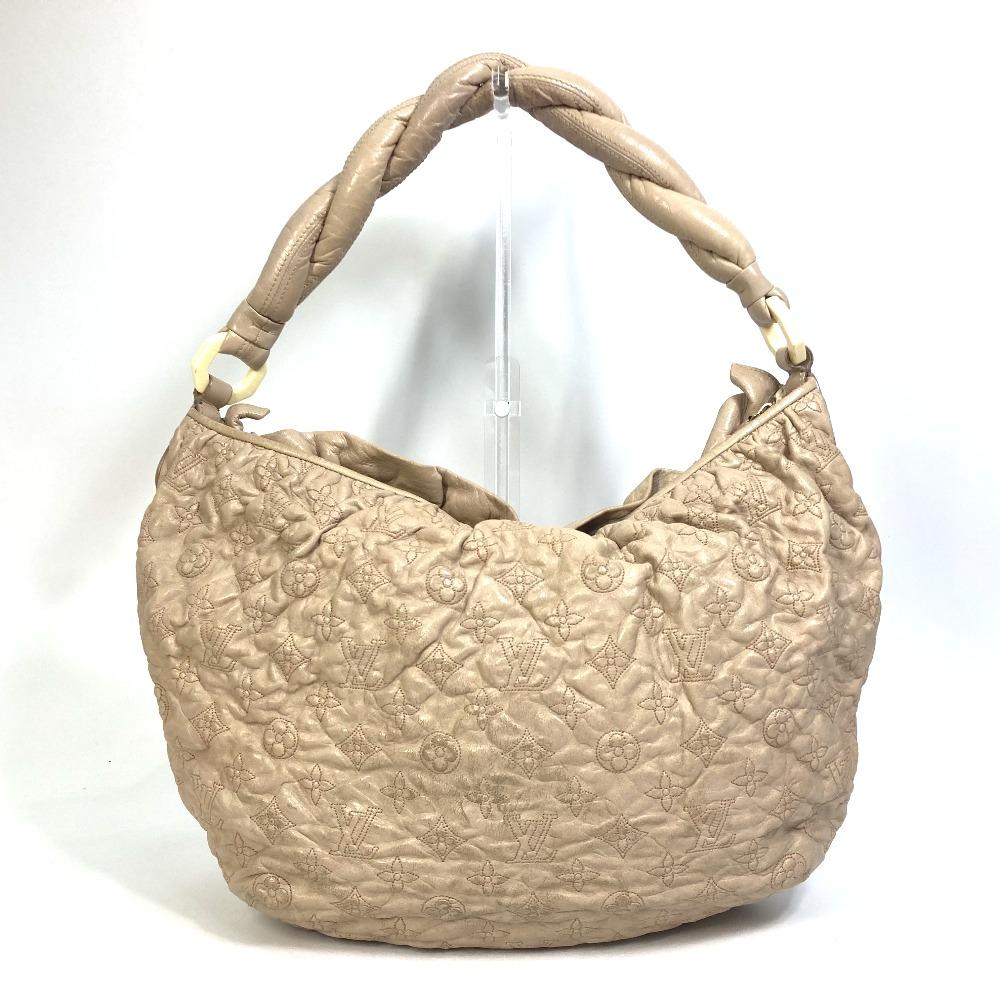Louis Vuitton M95423 Monogram O Lamp Nimbs GM Shoulder Bag Leather Beige