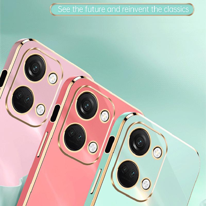 XINLI For OnePlus Nord 3 5G/Ace 2V Soft TPU Phone Case Electroplating Edge Phone Cover
