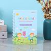 Wiederverwendbares Übungsheft Magische Kopierhefte für Kinder Handschrift-Arbeitshefte für Kindergärten Rillen-Schablonen-Design-Hilfe