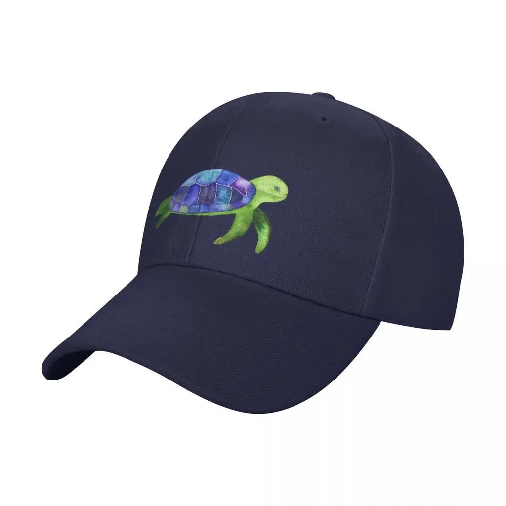 Vibrant Sea Turtle Baseball Cap Hat Unisex Unique Hats Golf Hat Genuine Caps Unisex Womens