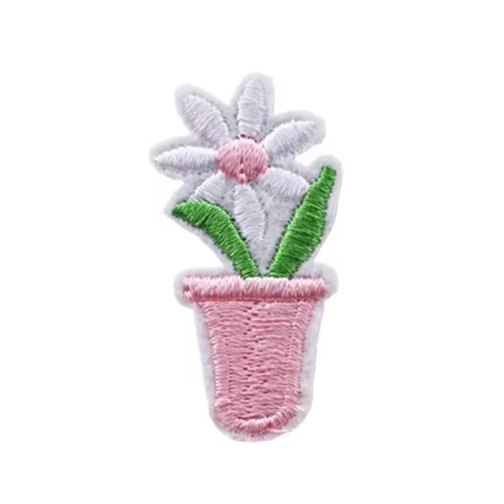 Repair Patches Sew On/Iron On Patches Flowers Embroidered Patches Applique Patches for Hat Backpacks Decorations