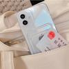 HD Transparent Phone Case For iPhone 15 14 13 11 12 Wallet Card Holder For Samsung Xiaomi OPPO Ultra Thin Soft TPU Back Cover
