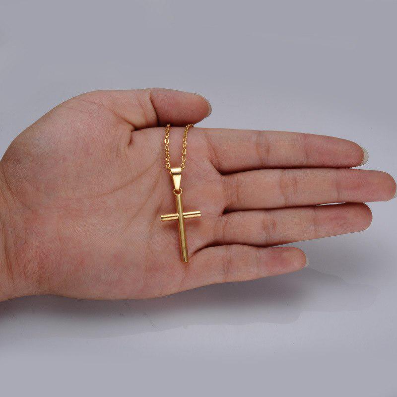 ILUE Halskette Gold Kette Multilayer Cross Mode Geschenk LOVE 4 reihig Kreuz ♥ ILUE Halskette Gold Kette Multilayer Cross Mode Geschenk LOVE 4 reihig Kreuz ♥