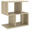 Vidaxl Szafka Nocna, Dąb Sonoma 50X30X51,5 Cm, Materiał Drewnopochodny