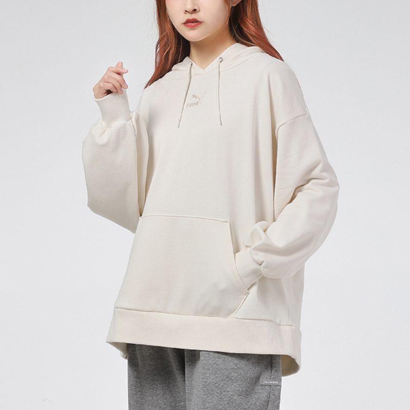 PUMA CLASSICS+ Sweatshirt Women's Ivory 532283-99