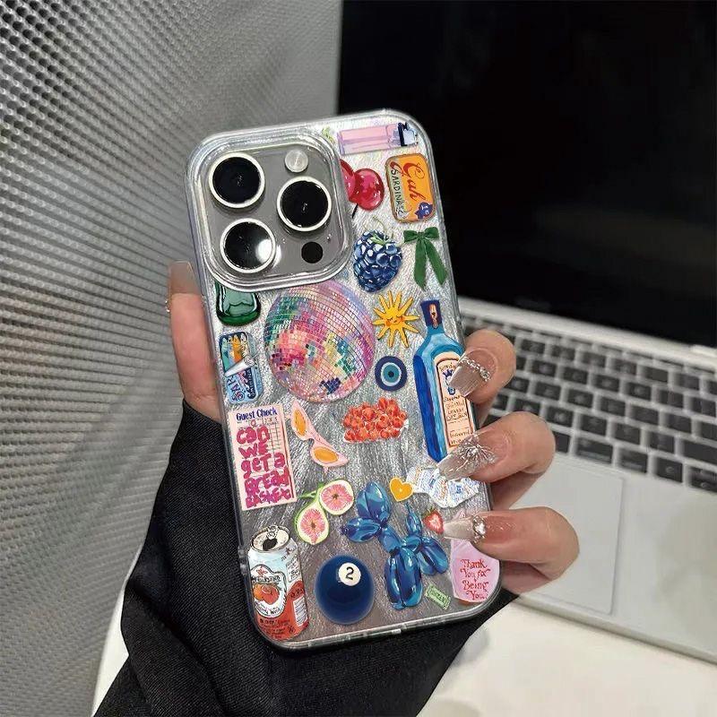 Fruit Party Phone Case For IPhone 16 16e 14 13 15 Pro Max 11 12 Pro 7 8 Plus SE 2022 Shockproof Cover Case 16 15 14 13 12 11