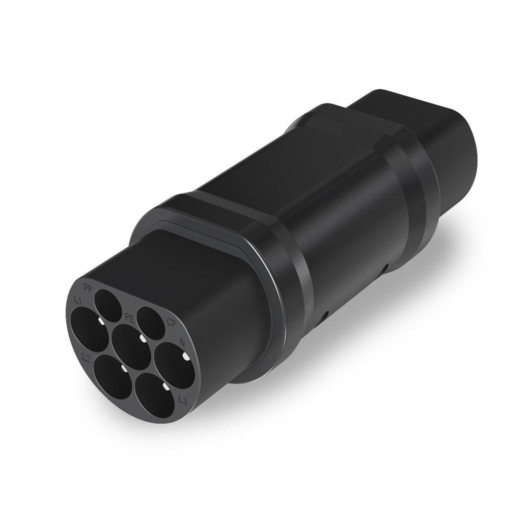Type 2 EV Charger European to National Standard Adapter
